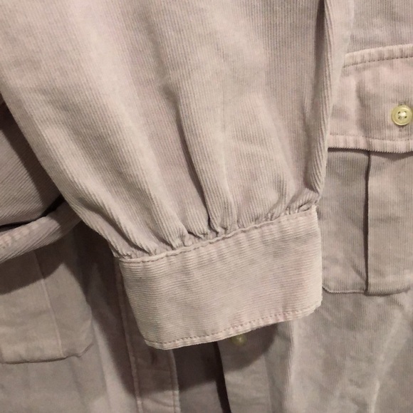 Gap lavender lilac corduroy button down shirt shacket size large new with tag - Picture 3 of 9